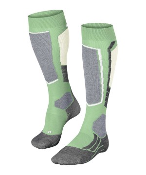 Falke SK2 Intermediate Skiing Knee-high Socks Sports Socks Dames Groen | FEMRLH-693