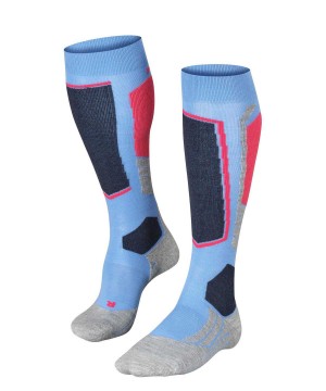 Falke SK2 Intermediate Skiing Knee-high Socks Sports Socks Dames Blauw | CAMURS-917