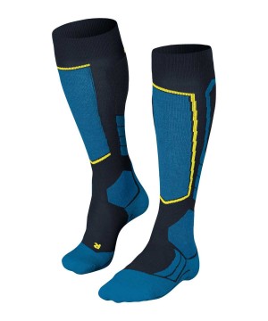 Falke SK2 Intermediate Skiing Knee-high Socks Sokken Heren Blauw | EPKQIR-148
