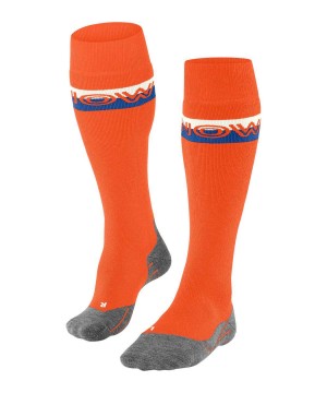 Falke SK2 Intermediate Skiing Knee-high Socks Sokken Heren Oranje | OEXWJH-346