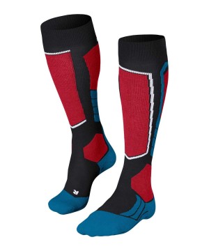 Falke SK2 Intermediate Skiing Knee-high Socks Sokken Heren Zwart | OENPSY-587