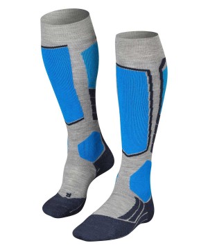 Falke SK2 Intermediate Skiing Knee-high Socks Sokken Heren Grijs | RBYULZ-129