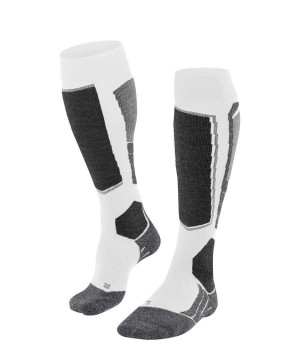 Falke SK2 Intermediate Vegan Skiing Knee-high Socks Sports Socks Dames Wit | YMDWXN-104