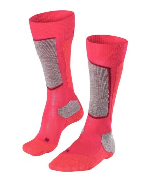 Falke SK2 Intermediate Vegan Skiing Knee-high Socks Sports Socks Dames Rood | SZFQDW-923