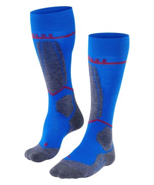 Falke SK4 Advanced Compression Light Skiing Knee-high Socks Sokken Heren Blauw | LWCMIG-297