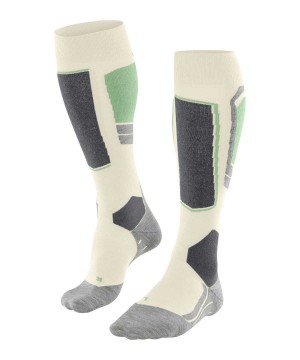 Falke SK4 Advanced Skiing Knee-high Socks Sports Socks Dames Wit | TDYXFB-398