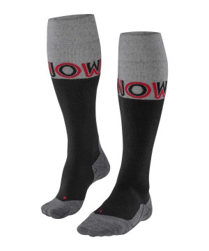 Falke SK4 Advanced Skiing Knee-high Socks Sokken Heren Zwart | GZDERA-042