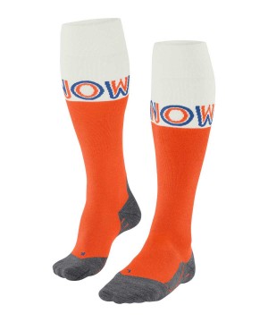 Falke SK4 Advanced Skiing Knee-high Socks Sokken Heren Oranje | XECLAZ-625