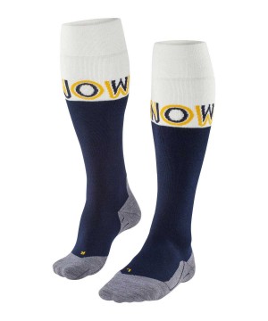Falke SK4 Advanced Skiing Knee-high Socks Sokken Heren Blauw | AMNLEH-837