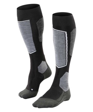 Falke SK6 Pro Skiing Knee-high Socks Sports Socks Dames Zwart | YTOLBQ-971