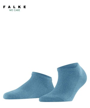 Falke Shiny Sneaker socks Sokken Dames Blauw | LGMFBA-643