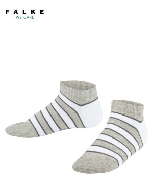 Falke Simple Stripes Sneaker socks Sokken Kinderen Grijs | WAEUDG-713