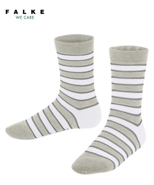 Falke Simple Stripes Socks Sokken Kinderen Grijs | DVXYWL-062