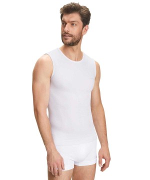 Falke Singlet Warm Functional Underwear Heren Wit | HZUQWD-016