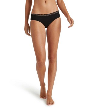 Falke Slip Daily Lace Panties & Slips Dames Zwart | NIPSLO-306