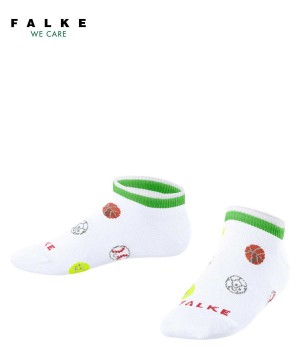 Falke Sporty Balls Sneaker socks Sokken Kinderen Wit | FPLDAQ-743