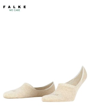 Falke Step High Cut Invisibles No Show Socks Heren Beige | CTWBKO-764