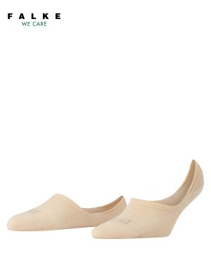 Falke Step High Cut Invisibles No Show Socks Dames Beige | HDMLKP-953