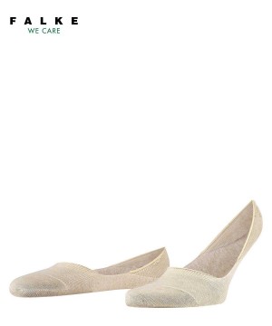 Falke Step Medium Cut Box Invisibles No Show Socks Heren Beige | PDQTKC-159