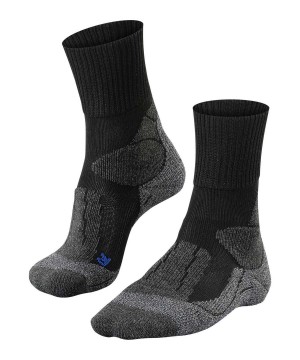 Falke TK1 Adventure Cool Trekking Socks Sokken Heren Zwart | ITSQLE-162