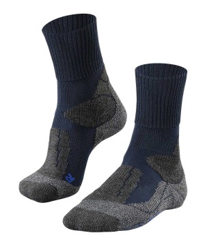 Falke TK1 Adventure Cool Trekking Socks Sokken Heren Blauw | BCJXDU-462