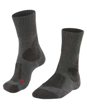 Falke TK1 Adventure Trekking Socks Sokken Heren Grijs | SQEVPI-253
