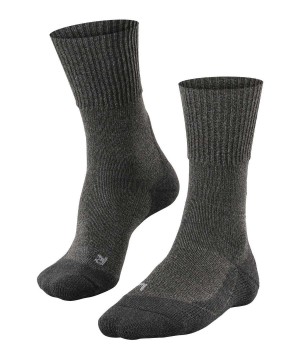 Falke TK1 Adventure Wool Trekking Socks Sokken Heren Grijs | LATNYQ-546