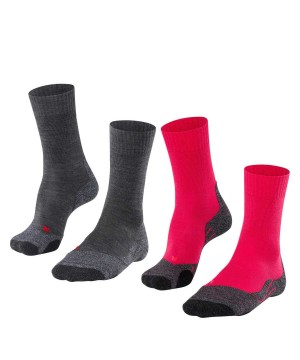 Falke TK2 Explore 2-Pack Socks Sports Socks Dames Multicolored | RJDLBN-351