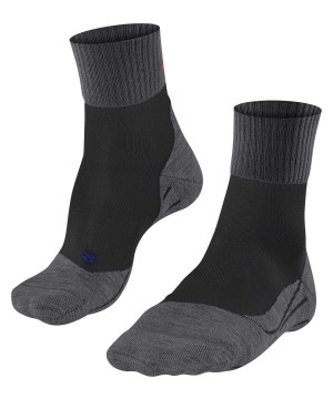 Falke TK2 Explore Cool Short Trekking Short sock Sports Socks Dames Zwart | ZEWCMD-782