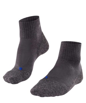 Falke TK2 Explore Cool Short Trekking Short sock Sokken Heren Grijs | RKVPJH-078