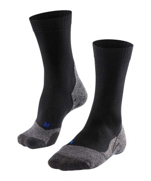 Falke TK2 Explore Cool Trekking Socks Sokken Heren Zwart | WSBNRY-639