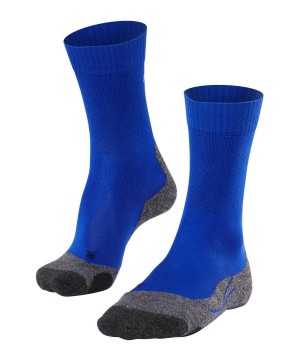Falke TK2 Explore Cool Trekking Socks Sokken Heren Blauw | NEHPGW-917