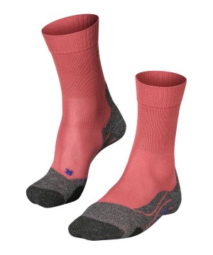 Falke TK2 Explore Cool Trekking Socks Sports Socks Dames Rood | HKSGIP-659