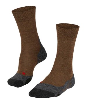 Falke TK2 Explore Melange Trekking Socks Sokken Heren Bruin | UNKHXM-594