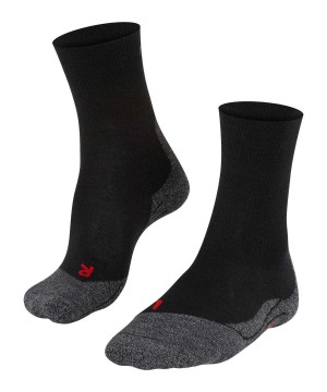 Falke TK2 Explore Sensitive Trekking Socks Sokken Heren Zwart | BKZNUP-154