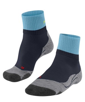 Falke TK2 Explore Short Trekking Short sock Sports Socks Dames Blauw | CRADLS-218
