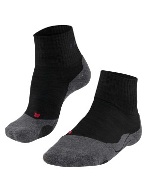 Falke TK2 Explore Short Trekking Short sock Sports Socks Dames Zwart | ZCTSWJ-936