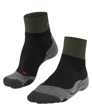 Falke TK2 Explore Short Trekking Short sock Sokken Heren Zwart | CKGTON-971