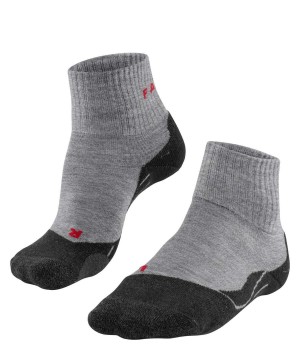 Falke TK2 Explore Short Trekking Short sock Sokken Heren Grijs | JDLXYR-357