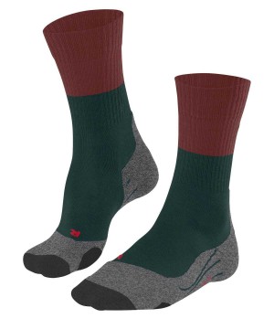 Falke TK2 Explore Trekking Socks Sokken Heren Groen | OIVYFT-502