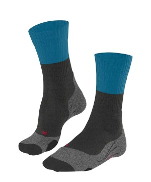 Falke TK2 Explore Trekking Socks Sokken Heren Grijs | VSIOFL-327