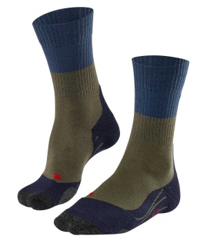 Falke TK2 Explore Trekking Socks Sokken Heren Groen | IMTAZO-687