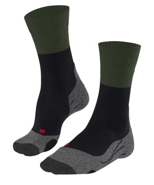 Falke TK2 Explore Trekking Socks Sokken Heren Groen | CLAXNK-527