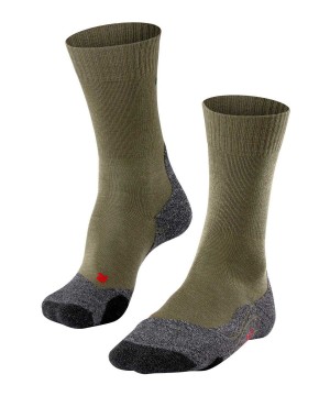 Falke TK2 Explore Trekking Socks Sokken Heren Groen | PLHMOQ-371