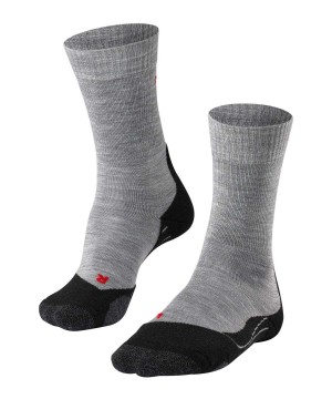 Falke TK2 Explore Trekking Socks Sokken Heren Grijs | WCOGZR-728