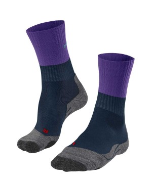 Falke TK2 Explore Trekking Socks Sports Socks Dames Blauw | YVQNJZ-258