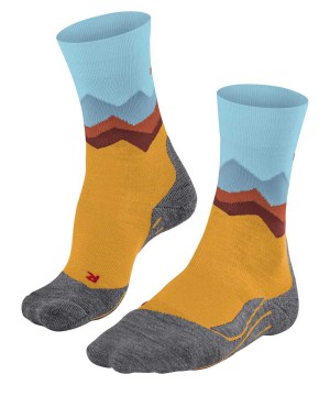 Falke TK2 Explore Trekking Socks Sports Socks Dames Geel | TNHKBW-741