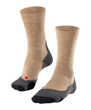 Falke TK2 Explore Trekking Socks Sports Socks Dames Beige | ZWPBON-372