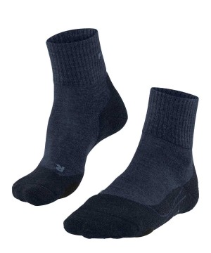 Falke TK2 Explore Wool Short Trekking Short sock Sokken Heren Blauw | GOLCNI-475
