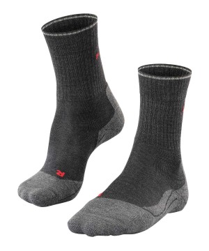 Falke TK2 Explore Wool Silk Trekking Socks Sports Socks Dames Grijs | GSBNOX-325